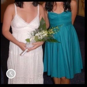 French Connection dark turquoise cocktail dress